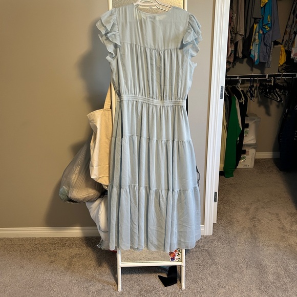 Aritzia Little Moon Taverna Dress in Iced Blue - Picture 5 of 7